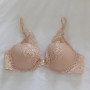 Natori Cherry Blossom Convertible Lace Bras - 36B - Nude - Worn once